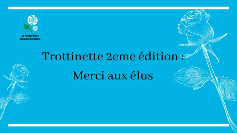 Trottinette 2eme édition : Merci aux élus