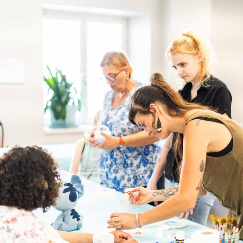 Atelier Répit-Repos : Peinture sur verre
