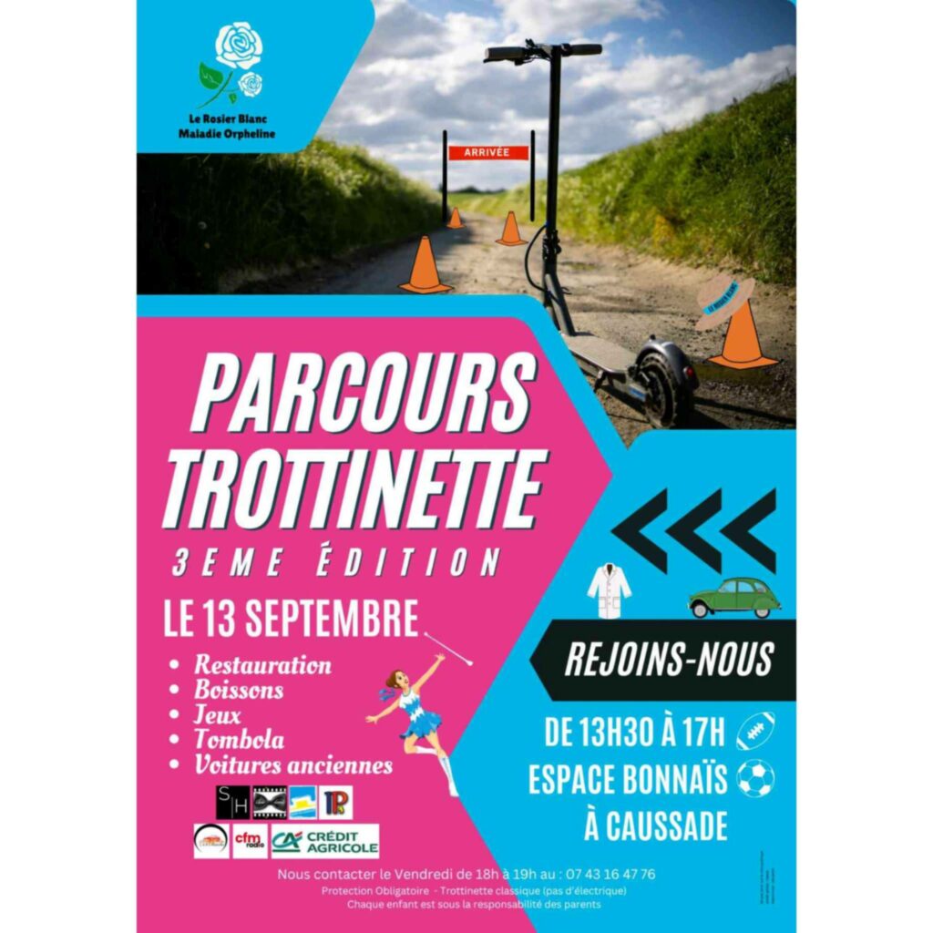 En route pour la 3ᵉ édition du Parcours Trottinette !