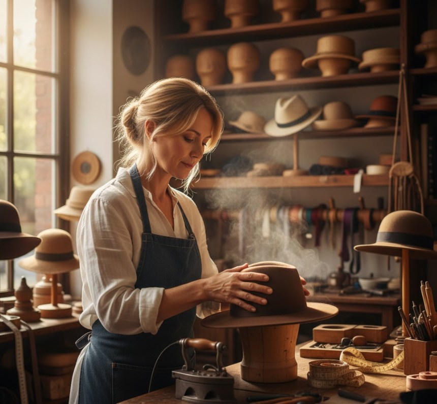 Nouvelle Visite de l'Atelier Crambes : La Chapellerie !