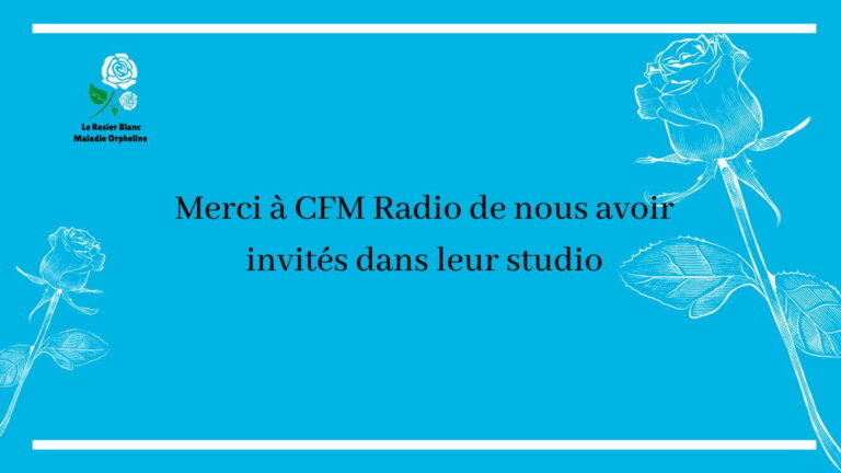 Merci à CFM Radio de nous avoir invités dans leur studio