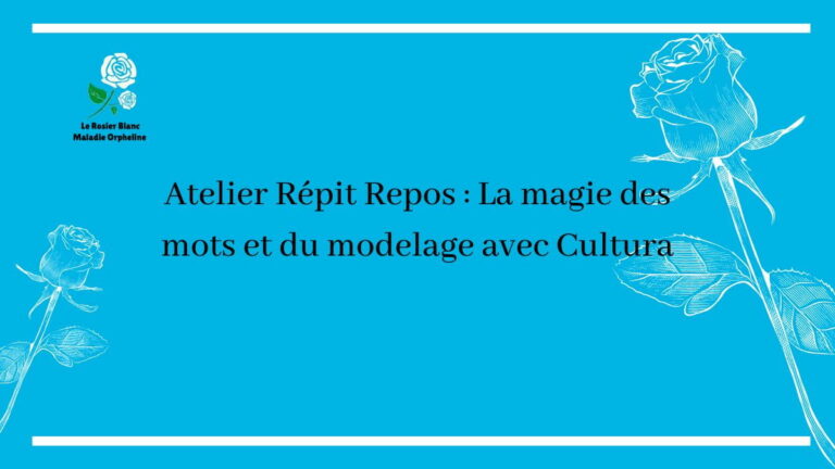 Atelier Répit Repos : La magie des mots et du modelage avec Cultura
