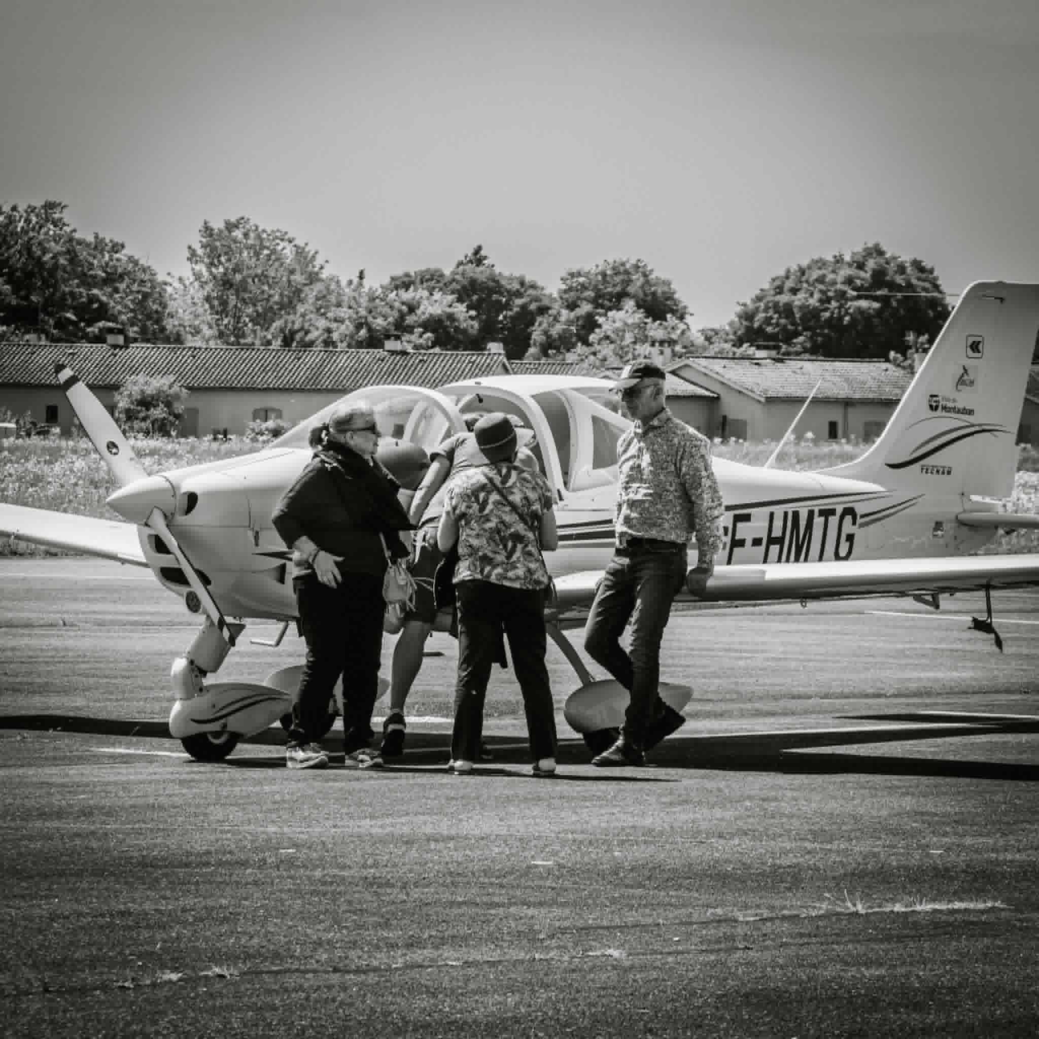 Atelier répit repos : Merci à l'Aéroclub Montalbanais.